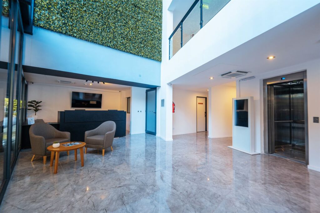 Recepción hotel